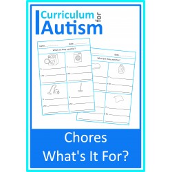 Chores 'What's it for?' Worksheets